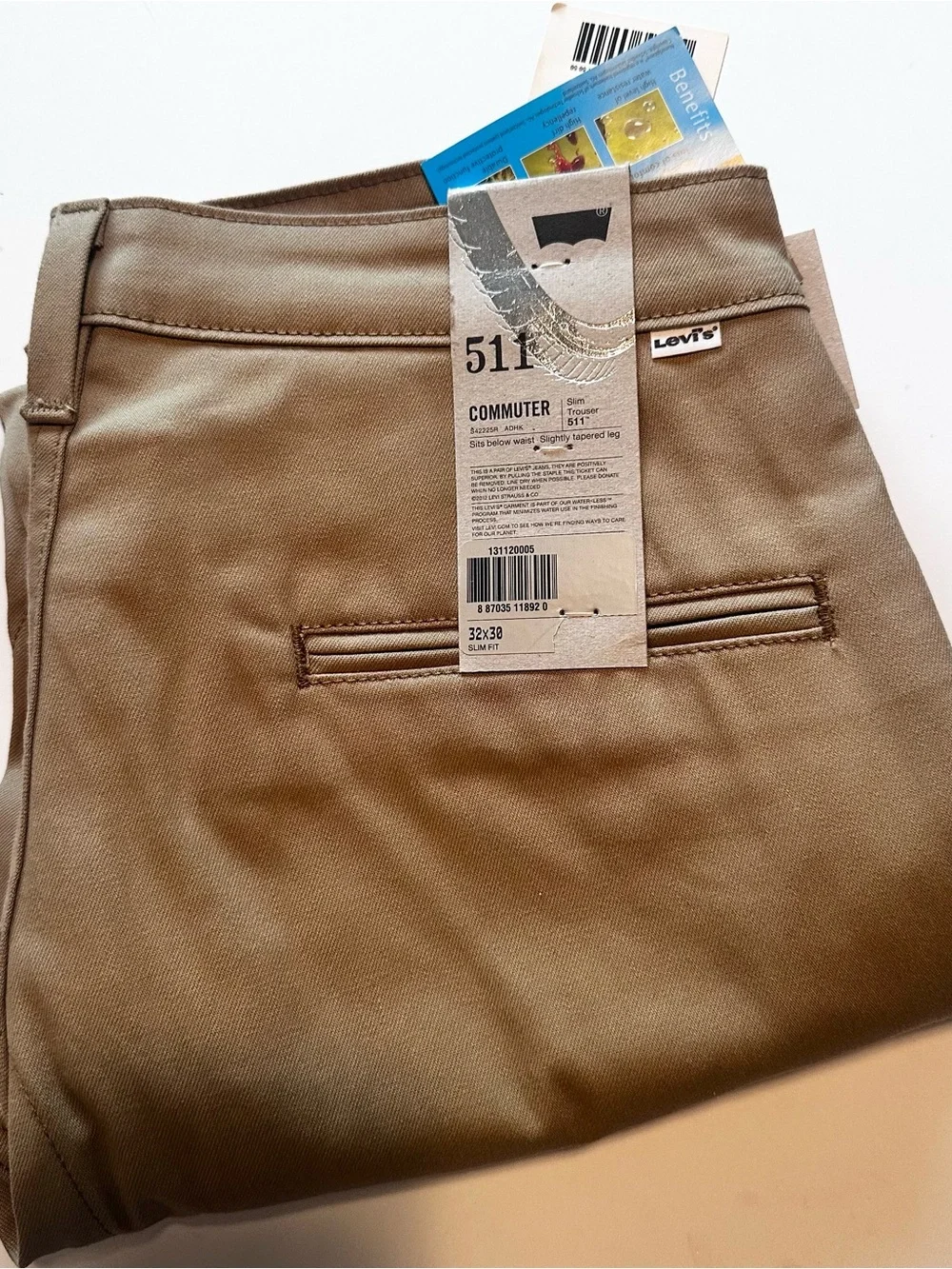 Levi's Men's Tan Chinos - Classic Straight Fit